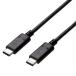 ELECOM U2C-CC5P20NBK USB2.0֥/C-C/ǧ/Power Deliveryб/5A/2.0m/֥å