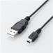 ELECOM U2C-JM20BK USB2.0֥/A-miniB//2m/֥å
