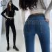  обтягивающий брюки женский стрейч Denim прекрасный ножек тонкий тонкий высокий талия джинсы брюки casual прекрасный .G хлеб длинный низ красивый . взрослый простой 