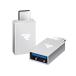 Type-C to USB 3.0 アダプタ【２個セット】【RAMPOW】【RCB07】【Silver】【YP】