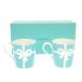  Tiffany TIFFANY&amp;Co. голубой box пара кружка bo-n коричневый ina синий бледно-голубой женский посуда праздник подарок [ б/у ][S разряд ]