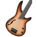 Ibanez / Bass Work Shop Series SRH505F Natural Browned Burst Flat (NNF) Хˡ(οŹ)