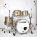 ( б/у )SONOR / SQ1 20/10/12/14 4pcs Drumkit Satin Gold Metalic сонар барабан комплект ( Ikebukuro магазин )