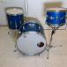 ( б/у )NO BRAND / 60s GRACY DRUM KIT 60 годы серый si- барабан комплект 20/12/14 ( Ikebukuro магазин )