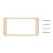 Gibson / PRPR-025 Pickup Mounting Ring Bridge Position Creme(Ź)