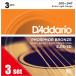 D'Addario / Phosphor Bronze EJ15-3D Extra Light 10-47 (3set pack)  (Ź)