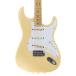 ( б/у )Fender Japan / ST71-140YM Yellow White ( слива рисовое поле магазин )( снижение цены )