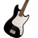 (WEBSHOP клиренс распродажа )Squier by Fender / Sonic Bronco Bass Laurel Fingerboard White Pickguard Blacksk тросик 