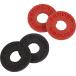 Fender / Strap Blocks 4-Pack Black and Red �t�F���_�[ �X�g���b�v���b�N 4pcs(���K�i)(YRK)