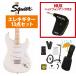 Squier by Fender / Sonic Stratocaster HT Maple FB WH PG Arctic White GP-1 усилитель приложен электрогитара начинающий комплект R(YRK)