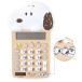 tiSN-5543658BB [ бесплатная доставка ][ Snoopy ][SNOOPY] эмблема калькулятор [ Brown ][ чай ][ Brother ][ Peanuts ][ Woodstock ][..-.-][a...