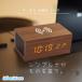  глаз ... часы Bluetooth динамик имеется настольные часы модный под дерево Qi соответствует смартфон провод re зарядное устройство airpods iphone для .... часы из дерева настольный датчик температуры USB подача тока 