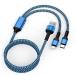 2in1 зарядка кабель 1.2M 2.4A&amp;3A внезапный скорость зарядка USB-A iPhone зарядка кабель Haoano модель c/lightning USBke-