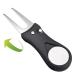  green Fork Golf repair tool 2 ps blade marker storage light weight simple pitch Mark 