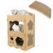 [RAKU] new model cat for nail .. tabletop 2 sheets attaching cat house cat tower cardboard house nail ... bed cat box two floor assembly type high density rust .