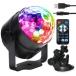  mirror ball LED remote control attaching disco karaoke light party stage Mai pcs lighting music synchronizated 