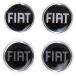  Fiat Logo 3D стикер ( Monotone /21mm/4 шт. комплект ) 10854