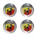  abarth New эмблема 3D стикер (21mm/4 шт. комплект ) 12754