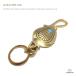  Gold латунь ( латунь ) коренные американцы n символ бирюзовый ремень крюк 30mm 2 -слойный can имеется брелок для ключа [ кольцо для ключей ]