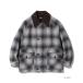[SUGAR CANE / Sugar Cane ]SC15447 / OMBRE PLAID HEAVY FLANNEL HUNTING JACKET