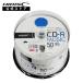 [TY технология серии ]HIDISC CD-R музыка для 40 скоростей 80 минут белый широкий принтер bru ось кейс 50 листов 