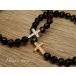 [ пара браслет .!] Cross . Kirameki ..* черный шпинель браслет 