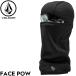 VOLCOM Volcom voru com FACE POW балаклава маска для лица J5552604 BLK Япония представительство магазин стандартный товар 