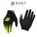 SHOT RACE GEAR / protection перчатка край neon желтый 