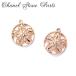  циркон Stone рама [89. цветок Circle ] Cubic Zirconia цветок [ продажа поотдельности ] Gold очарование детали ручная работа ручная работа DIY доставка внутри страны 
