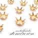  metal детали [303. Crown колпак ( Stone ) 10 шт продажа ].. Tiara король King стекло купол мяч лампочка body бисер серьги круг resin "снежный шар" крышка 
