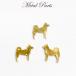  metal детали [89. Mini . собака 10 шт продажа ] Gold metal очарование собака .. собака Akita собака Япония собака животное Mini маленький маленький metal очарование resin . входить детали ручная работа DIY