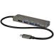 StarTech USB Type-C �}���`�ϊ��A�_�v�^�[/USB-C-HDMI 2.0b 4K60Hz(HDR10)/USB 3.0 �|�[�gx4�bDKT30CHPD3