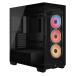 Corsair 3500X LX-R RGB iCUE LINK Mid-Tower Black middle tower type PC кейс черный lCC-9011324-WW