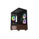Thermaltake View 170 WS ARGB Black mini tower type PC кейс черный под дерево lCA-1Z4-00M1WN-WS