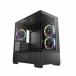 Deepcool CG380U 3F в одном корпусе искривление поверхность panorama вид Micro-ATX кейс lR-CG380U-BKAGM3-G