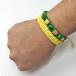 [mi солнечный ga способ браслет ]2 шт. комплект [ Brazil ] | зеленый × желтый 