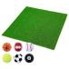  Golf коврик 20mm черновой газонная трава Golf тренировка коврик 120×120cm железный Schott approach тренировка для Rough Turf искусственный газон салон наружный черновой газонная трава сырой мяч для гольфа G комплект 