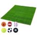  Golf коврик 35mm черновой газонная трава Golf тренировка коврик 100×100cm железный Schott approach тренировка для Rough Turf искусственный газон салон наружный черновой газонная трава сырой мяч для гольфа Gbo-
