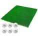  Golf коврик 45mm черновой газонная трава Golf тренировка коврик 100×100cm железный Schott approach тренировка для Rough Turf искусственный газон салон наружный черновой газонная трава сырой мяч для гольфа Cbo-