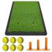  Golf коврик основной . газонная трава Golf тренировка коврик элемент .. железный swing тренировка для коврик искусственный газон резина коврик 34×44cm E комплект 