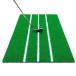  Golf коврик белый линия Golf тренировка коврик элемент ... дорога проверка swing Driver железный короткая клюшка тренировочный инструмент салон наружный искусственный газон SBR 50×75cm одиночный товар 