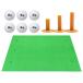  Golf коврик большой Golf тренировка коврик элемент .. Driver swing короткая клюшка тренировочный инструмент салон наружный искусственный газон SBR 100×150cm Golf чай мяч для гольфа C комплект 