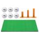  Golf коврик большой Golf тренировка коврик элемент .. Driver swing короткая клюшка тренировочный инструмент салон наружный искусственный газон SBR 100×130cm C комплект 
