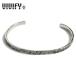[VIVIFY( vi vi fai)]Back Hallmarks Bangle / Hammered finish / Narrow