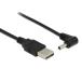  black. elbow. shape . did USB power supply cable, voltage 5.5x2.5mm,3.5x1.35mm,5.5x2.1mm, extension cable,0.8m
