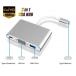 USB output attaching 3-in-1 adaptor full HD video hub macbook Air pro for high speed charge adaptor 3.1 1080 3.0