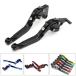 CNC Motorcycle With Logo Foldable Extendable Adjustable Brake Clutch Levers For Kawasaki ZX7R ZX7RR 1989-2003 ZX9 1994-1997