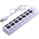 7 port LEDUSB 2.0 adaptor on / off switch LAP top computer accessory for 