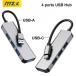 MZX USB hub 3.0 2.0 outlet letter splitaUSB A type C enhancing several expander adapter LAP top multi interface Typec USB hub 