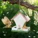  подвешивание ниже тип bird house полимер производства сад bird механизм подачи птица для любителей наружный обратная сторона двор B